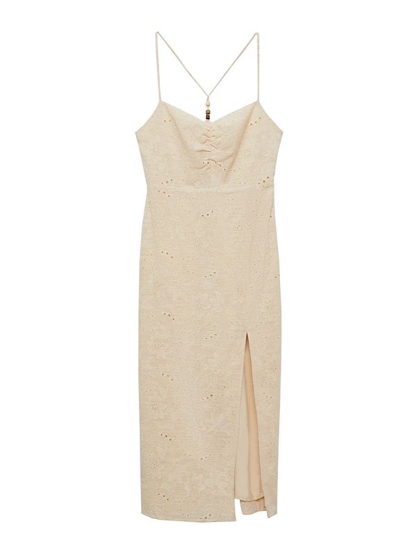 MANGO MANGO Poletna obleka 'Rosmarin'  kamela