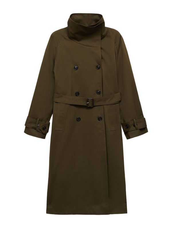 MANGO MANGO Prehoden plašč 'LAURA'  oliva