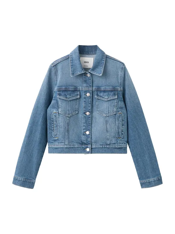MANGO MANGO Prehodna jakna 'NEWVICKY'  moder denim