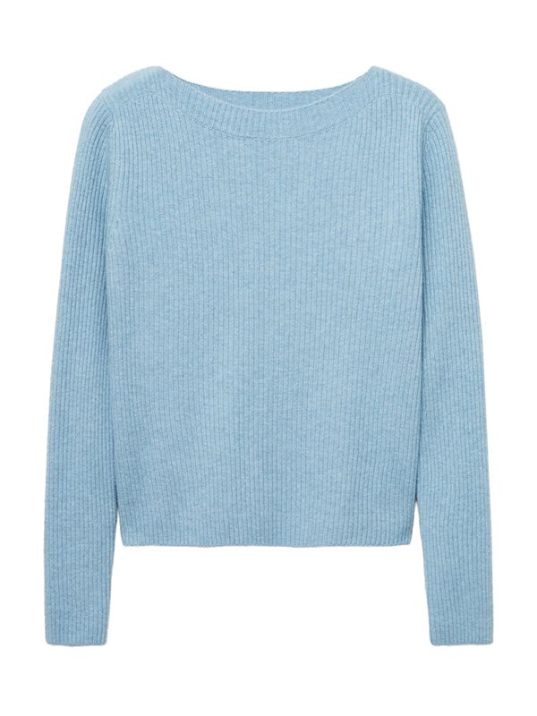 MANGO MANGO Pulover 'BRULE'  svetlo modra