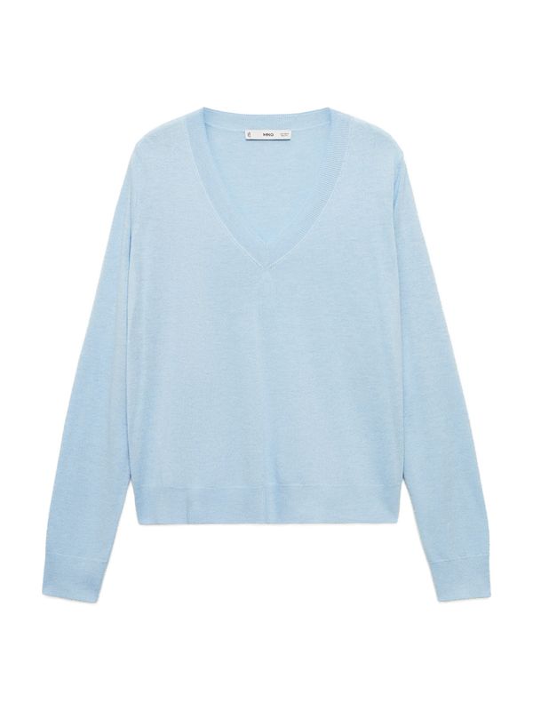 MANGO MANGO Pulover 'LUKAV'  svetlo modra