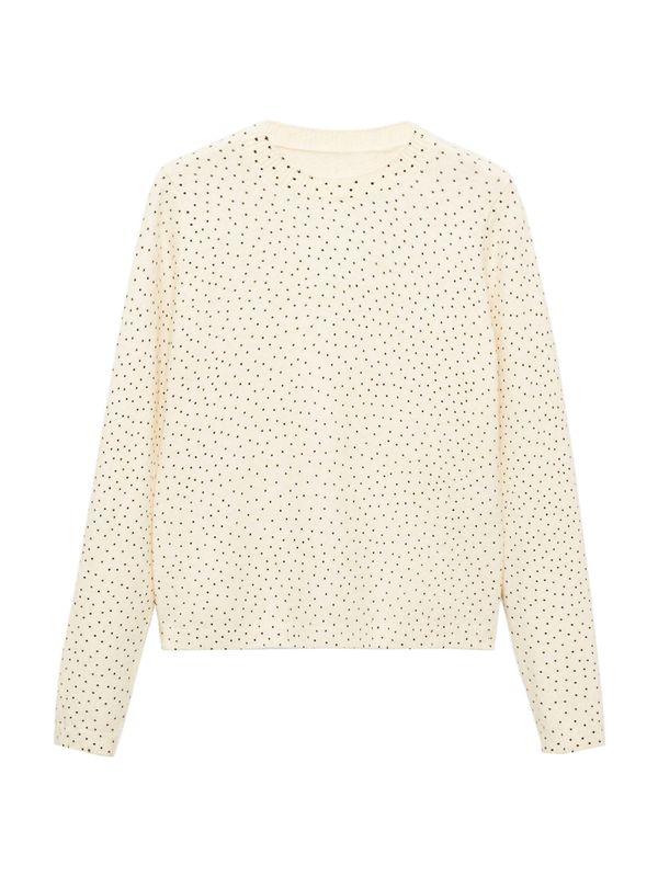 MANGO MANGO Pulover 'PEQUITA'  pesek / črna