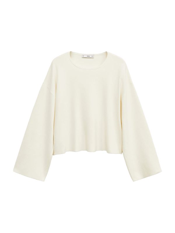 MANGO MANGO Širok pulover 'BABUINO'  ecru