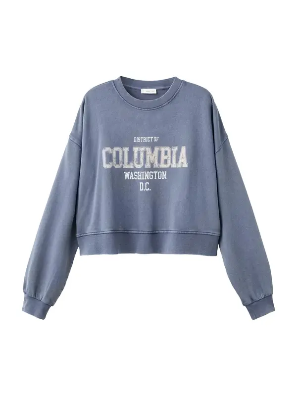 MANGO TEEN MANGO TEEN Majica 'Columbia'  safir / bela / off-bela
