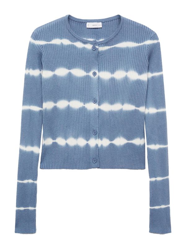 MANGO TEEN MANGO TEEN Pletena jopa 'SUNNUYC'  svetlo modra / off-bela