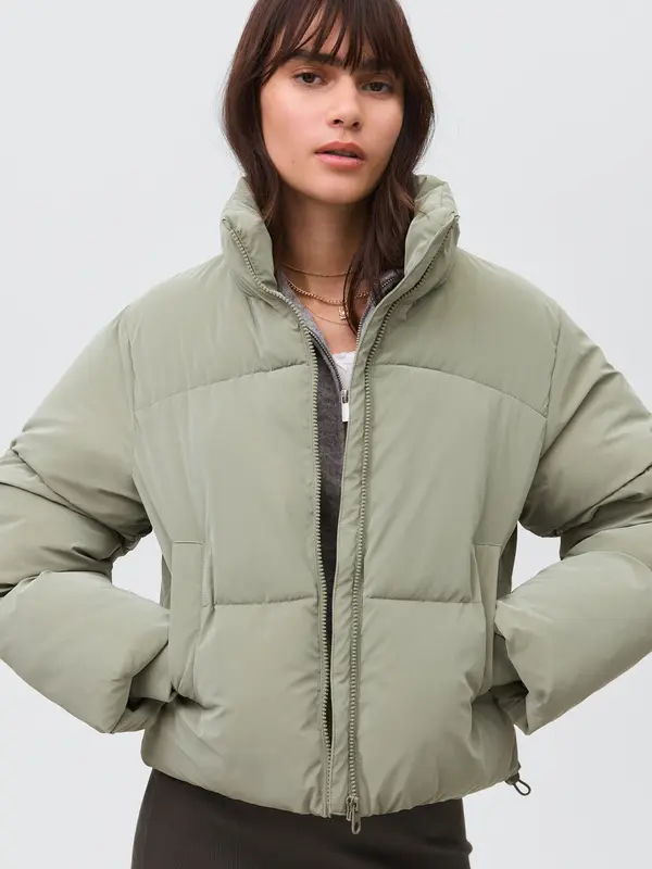 MANGO TEEN MANGO TEEN Prehodna jakna 'Anorak'  pastelno zelena