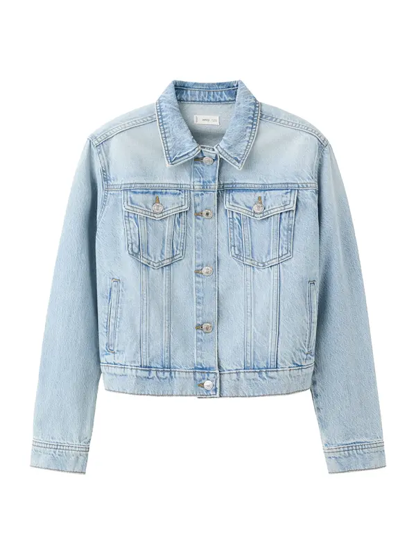 MANGO TEEN MANGO TEEN Prehodna jakna 'Cazadora'  moder denim