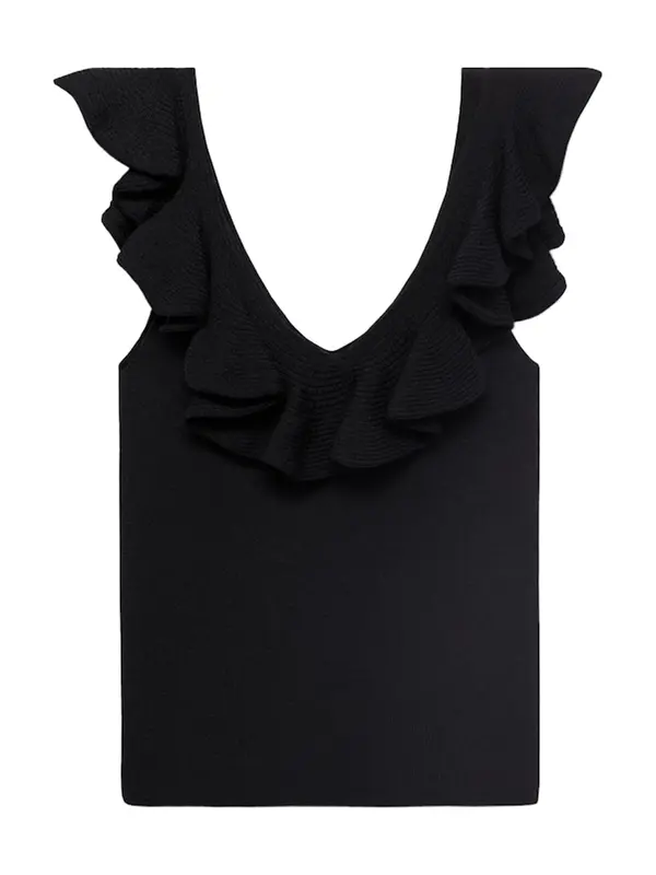 MANGO MANGO Top 'JUANA'  črna