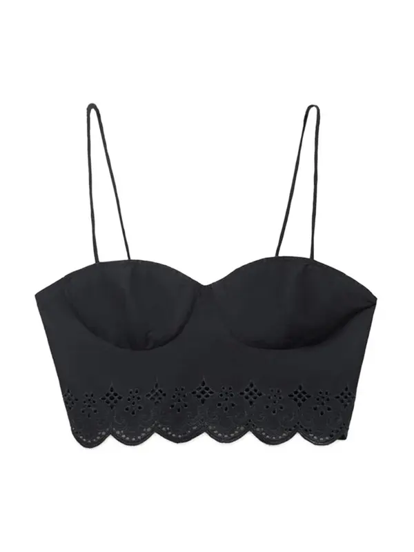 MANGO MANGO Top 'LUISA'  črna