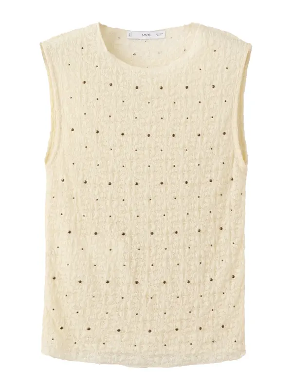 MANGO MANGO Top 'PATI'  chamois