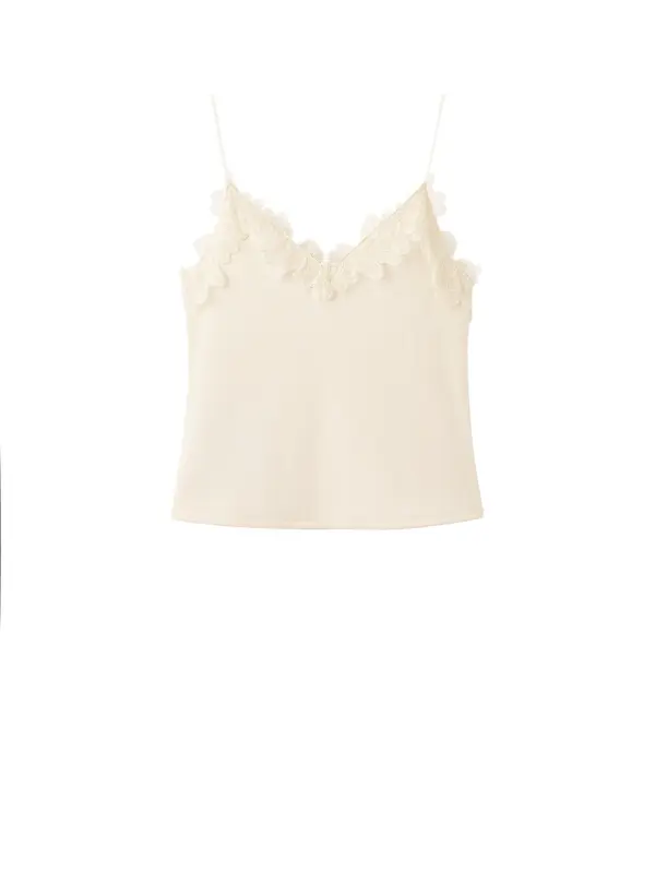 MANGO MANGO Top 'ROMA'  kremna