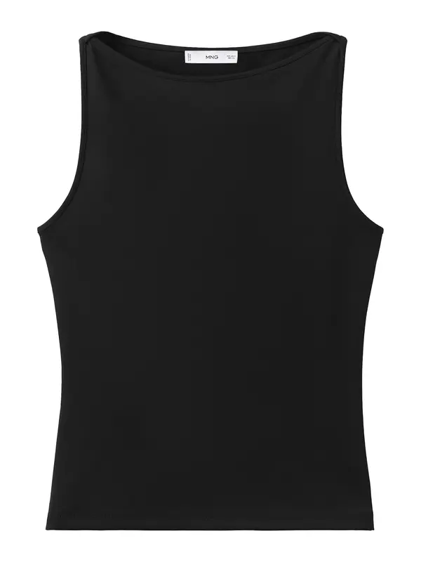 MANGO MANGO Top 'TECLA'  črna