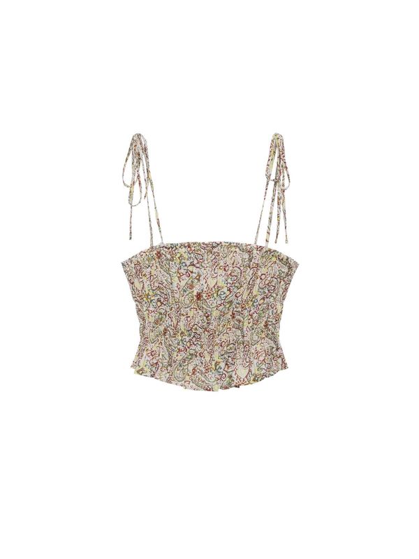 MANGO MANGO Top 'TRICK'  rjava / rjasto rjava / kapučino / oliva