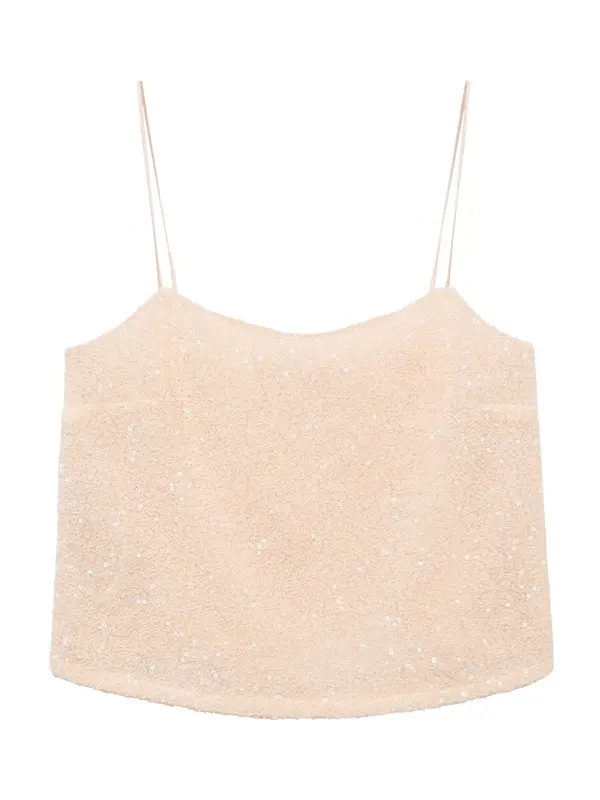 MANGO MANGO Top 'XLENJU'  nude
