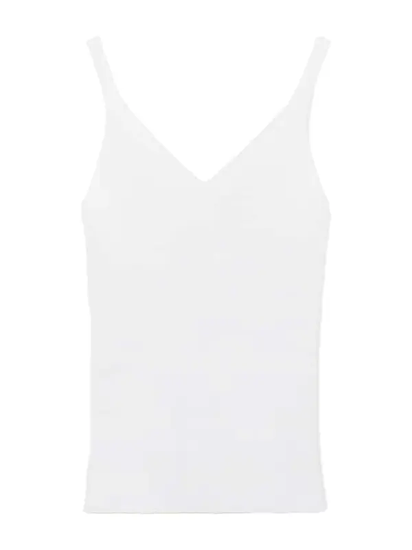 MANGO MANGO Top z naramnicami 'GYM'  ecru