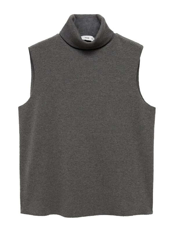 MANGO MANGO Top z naramnicami 'Lea'  siva