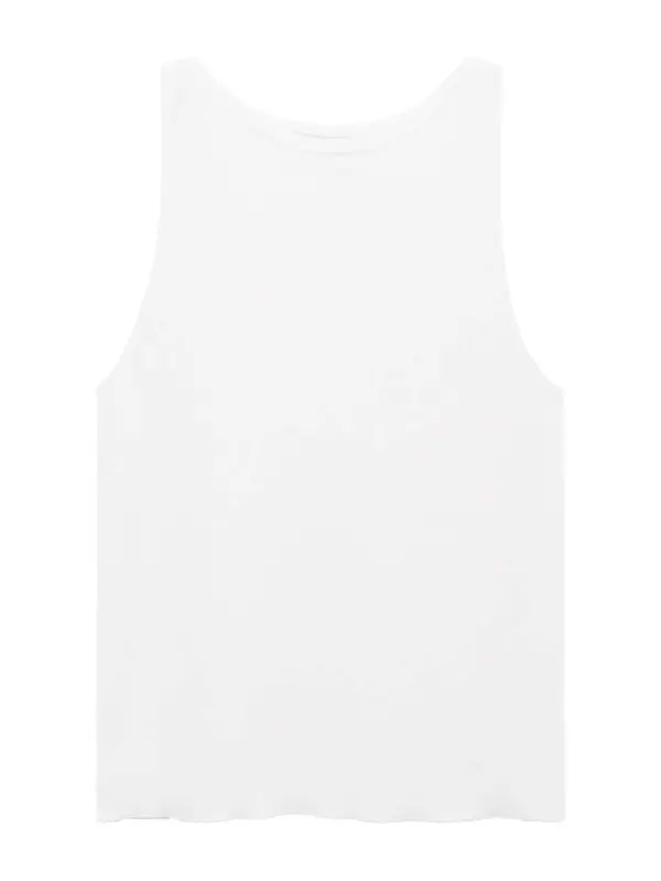 MANGO MANGO Top z naramnicami 'SUENYO'  off-bela