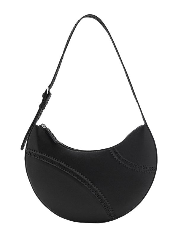 MANGO MANGO Torba za čez ramo  črna