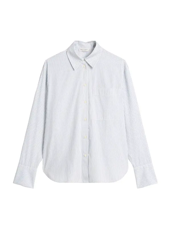 Marc O'Polo Marc O'Polo Bluza  dimno modra / temno modra / bela