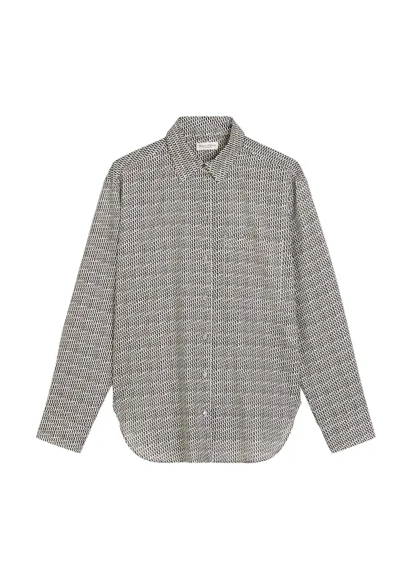 Marc O'Polo Marc O'Polo Bluza  siva / črna