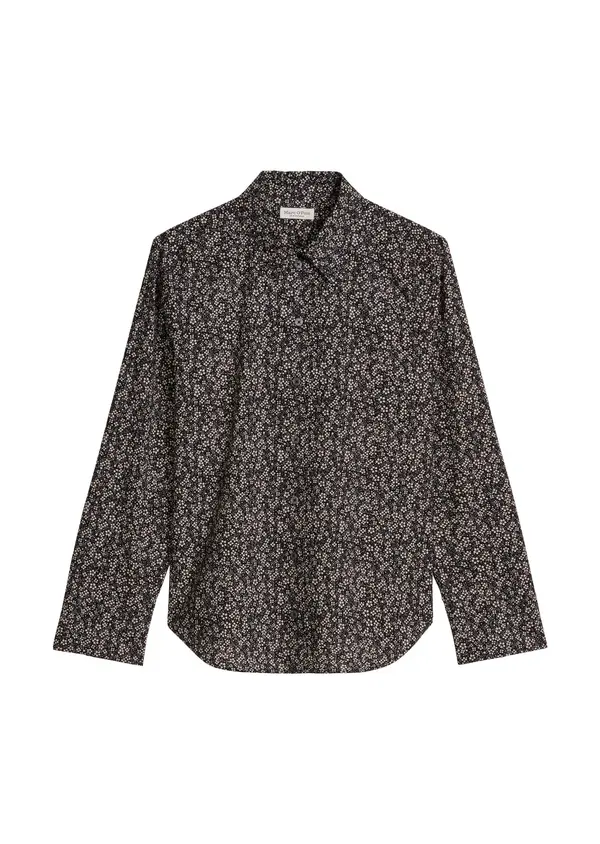 Marc O'Polo Marc O'Polo Bluza  svetlo siva / temno siva / črna