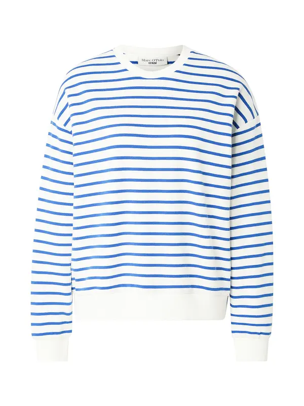 Marc O'Polo DENIM Marc O'Polo DENIM Majica  modra / bela