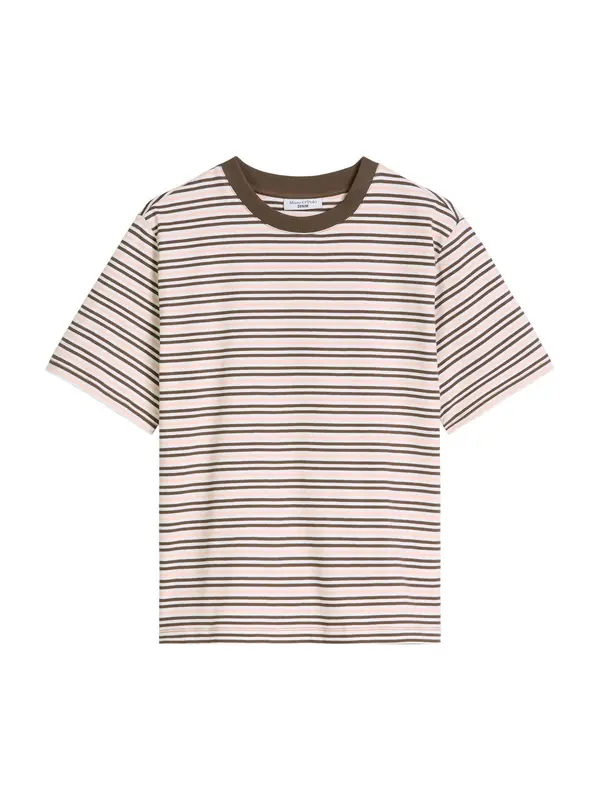 Marc O'Polo DENIM Marc O'Polo DENIM Majica  svetlo rjava / roza / off-bela