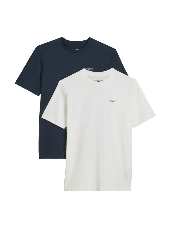 Marc O'Polo DENIM Marc O'Polo DENIM Majica  temno modra / bela