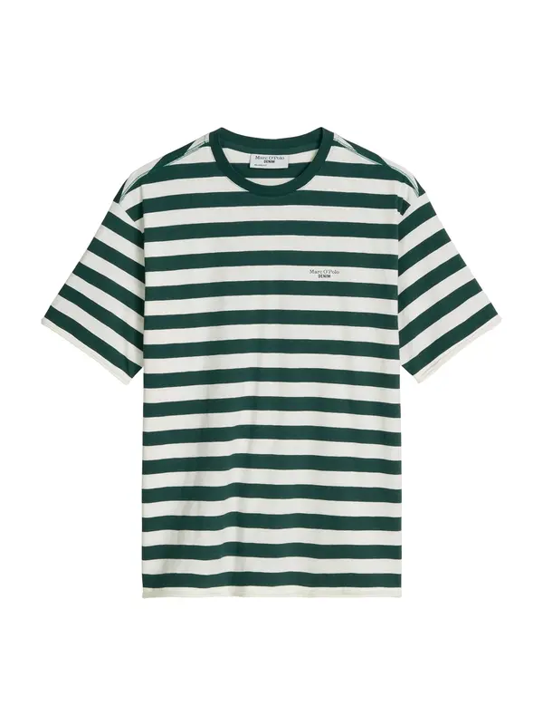 Marc O'Polo DENIM Marc O'Polo DENIM Majica  temno zelena / bela