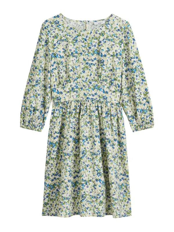Marc O'Polo DENIM Marc O'Polo DENIM Obleka  indigo / zelena / svetlo zelena / bela