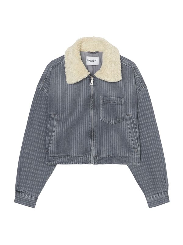 Marc O'Polo DENIM Marc O'Polo DENIM Prehodna jakna  siv denim / svetlo siva / naravno bela