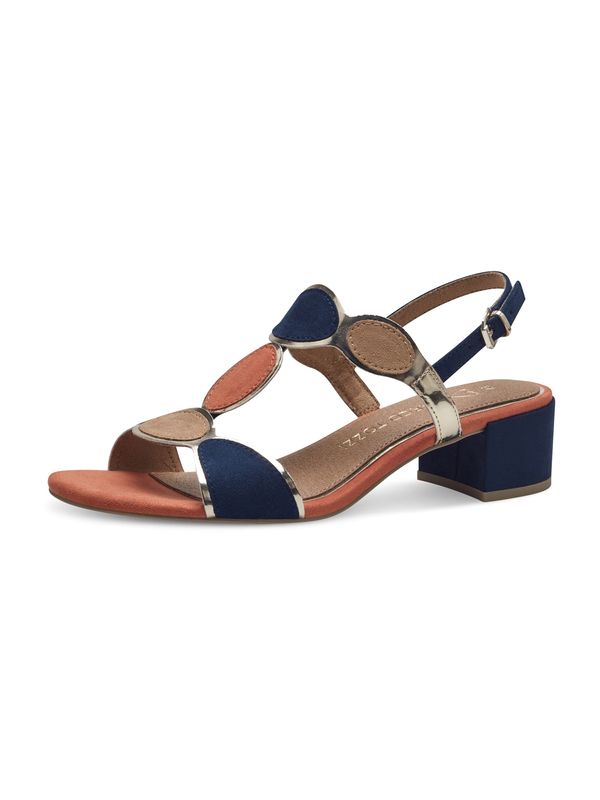 MARCO TOZZI MARCO TOZZI Sandali  temno bež / mornarska / rosé