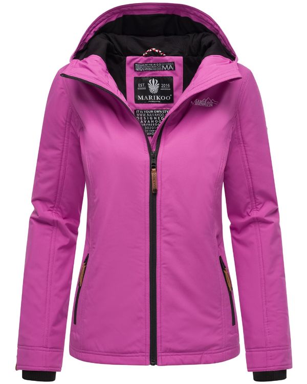 MARIKOO MARIKOO Prehodna jakna 'Brombeere'  roza / črna