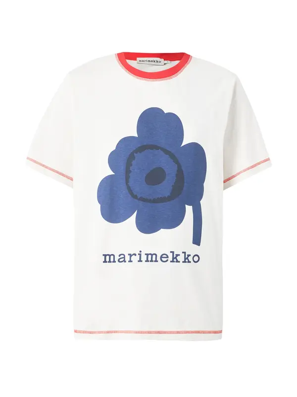 Marimekko Marimekko Majica 'TARTTUA UNIKKO PLACEMENT'  mornarska / nočno modra / bela