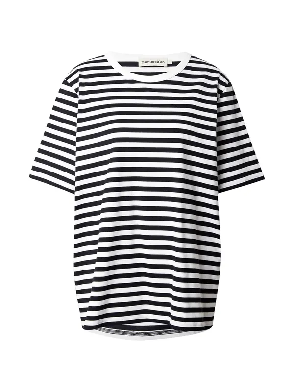 Marimekko Marimekko Majica 'TASARAITA'  črna / bela