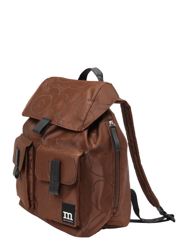 Marimekko Marimekko Nahrbtnik 'EVERYTHING'  rjava / črna