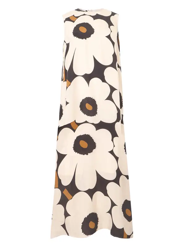 Marimekko Marimekko Poletna obleka 'MIGOT UNIKKO'  svetlo bež / črna
