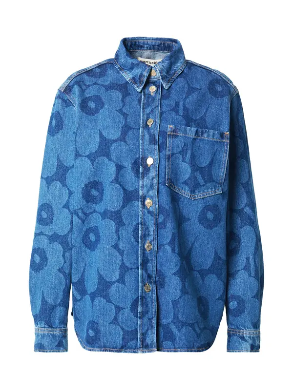 Marimekko Marimekko Prehodna jakna 'MARI VAIHE'  moder denim / svetlo modra