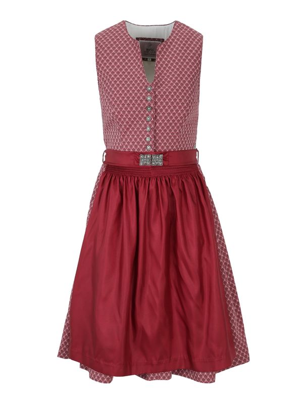 MARJO MARJO Dirndl 'Karine'  roza / rdeča / bela