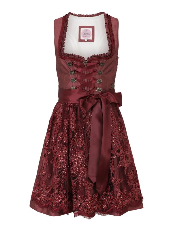 MARJO MARJO Dirndl 'Mia'  bordo