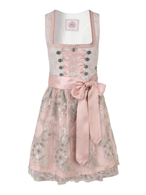 MARJO MARJO Dirndl 'Wendi'  roza / puder / bela