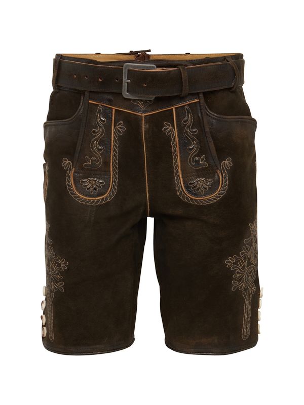 MARJO MARJO Hlače za k noši  kostanj rjava