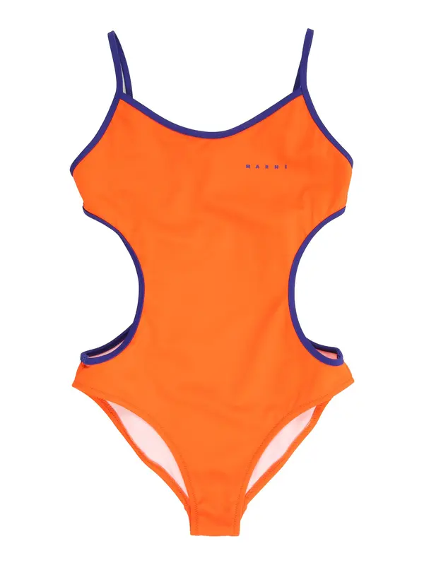 Marni Marni Enodelne kopalke  encijan / oranžna