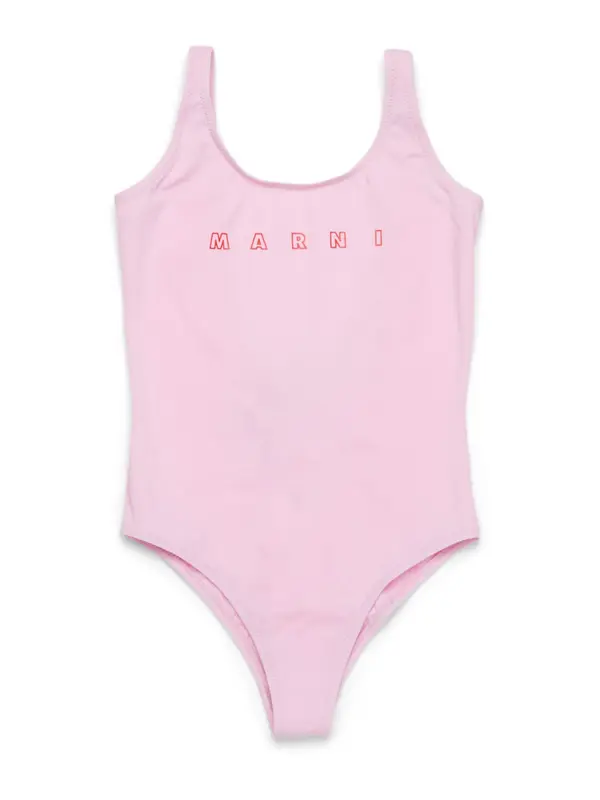 Marni Marni Enodelne kopalke  roza / rdeča