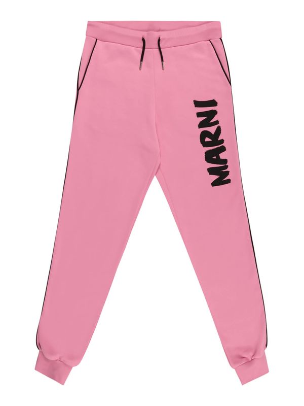 Marni Marni Hlače  svetlo roza / črna