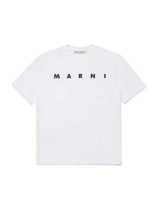 Marni Marni Majica  črna / bela