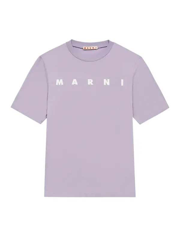 Marni Marni Majica  pastelno lila / bela