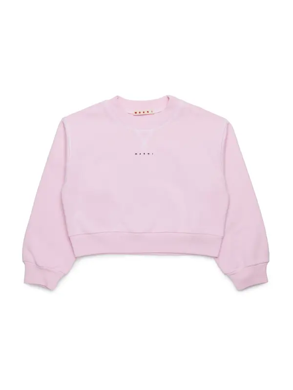 Marni Marni Majica  pastelno roza / črna