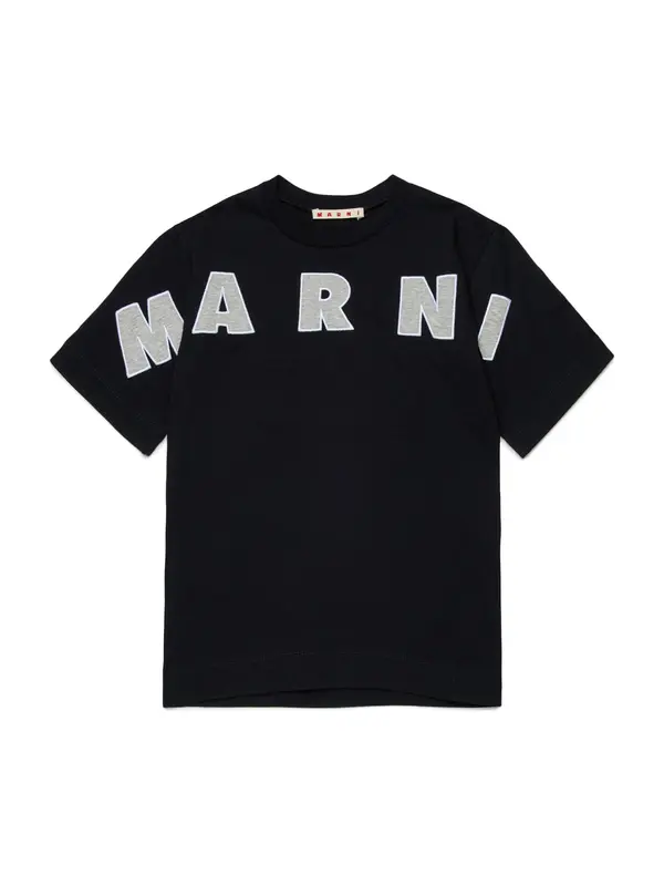 Marni Marni Majica  siva / greige / črna