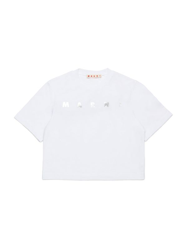 Marni Marni Majica  srebrna / bela